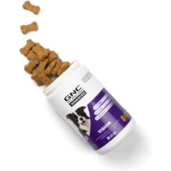 GNC Pets Advanced Vision Support Chicken Flavor Soft Chews Dog Supplement, 90 Count -Pet Wellness 251334 PT4. AC SS1800 V1669924002