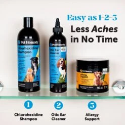 PetHonesty Otic Dog Ear Cleaner, Cucumber Melon Scent, 8-oz Bottle -Pet Wellness 252036 PT6. AC SS1800 V1697761937