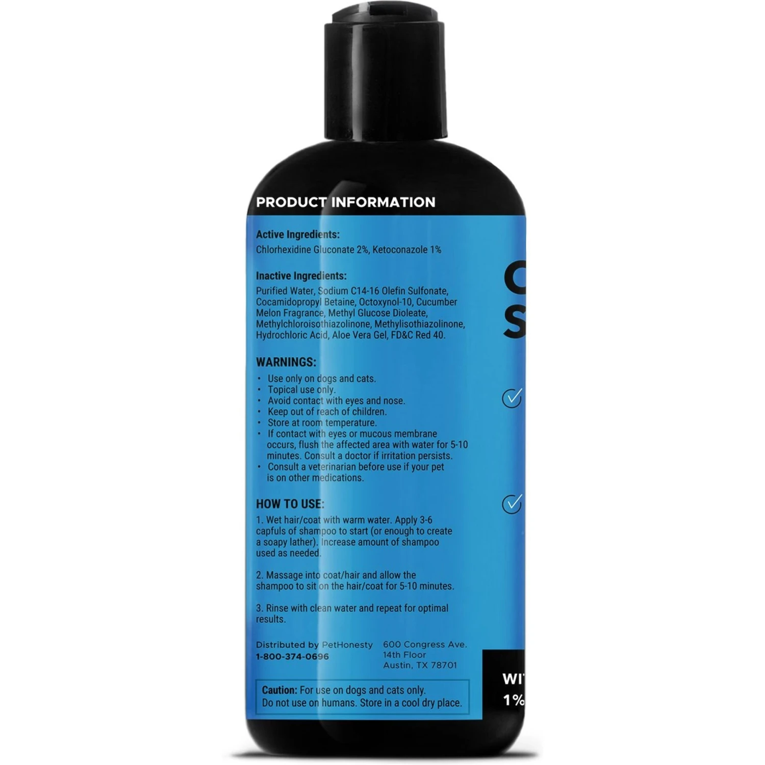 PetHonesty Chlorhexidine Antibacterial Cleansing & Odor Remover Dog Shampoo, 16-oz Bottle 5 PetHonesty Chlorhexidine Antibacterial Cleansing & Odor Remover Dog Shampoo, 16-oz Bottle - Image 5