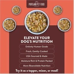 Portland Pet Food Company Tuxedo's Chicken & Yams Homestyle Wet Dog Food Topper, 9-oz Pouch, Case Of 4 11 Portland Pet Food Company Tuxedo's Chicken & Yams Homestyle Wet Dog Food Topper, 9-oz Pouch, Case Of 4 -Pet Wellness 252877 PT2. AC SS1800 V1693247833