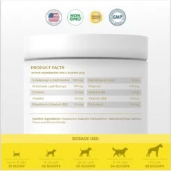 Coco And Luna SAMe Premium Salmon Flavor Powder Dog & Cat Supplement, 4-oz Jar -Pet Wellness 253111 PT5. AC SS1800 V1657656389