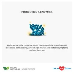 Coco And Luna Probiotics & Enzymes Flora & Digestive Support Salmon Flavor Powder Dog & Cat Supplement, 4-oz Jar 10 Coco And Luna Probiotics & Enzymes Flora & Digestive Support Salmon Flavor Powder Dog & Cat Supplement, 4-oz Jar -Pet Wellness 253117 PT3. AC SS1800 V1650295289