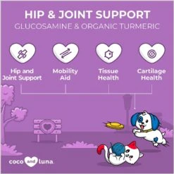 Coco And Luna Hip & Joint Support Salmon Flavor Powder Dog & Cat Supplement, 4-oz Jar -Pet Wellness 253119 PT2. AC SS1800 V1650295908