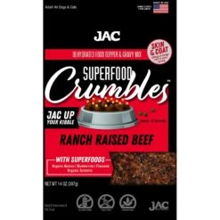 JAC Pet Nutrition Ranch Raised Beef Dehydrated Superfood Dog & Cat Meal Topper -Pet Wellness 255201 PT1. AC SS1800 V1617317912