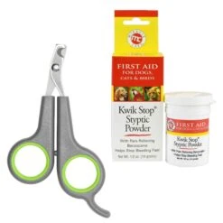 Frisco Dog & Cat Nail Clippers & Miracle Care Kwik-Stop Styptic Powder For Dogs, Cats & Birds
