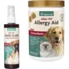 NaturVet Aller-911 Allergy Aid Anti-Lick Paw Plus Aloe Vera Dog & Cat Spray & NaturVet Aller-911 Plus Antioxidants Soft Chews Allergy Supplement For Dogs