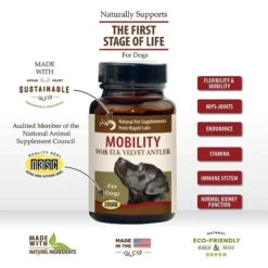 Wapiti Labs Mobility Elk Velvet Antler Tablets Dog Supplement, 60 Count 9 Wapiti Labs Mobility Elk Velvet Antler Tablets Dog Supplement, 60 Count -Pet Wellness 258732 PT2. AC SS1800 V1604443013