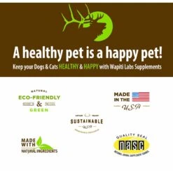Wapiti Labs Mobility Elk Velvet Antler Tablets Dog Supplement, 60 Count 13 Wapiti Labs Mobility Elk Velvet Antler Tablets Dog Supplement, 60 Count -Pet Wellness 258732 PT6. AC SS1800 V1604443932