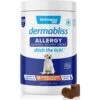 Vetnique Labs Dermabliss Allergy & Immune Salmon Flavored Seasonal Allergy & Fish Oil Soft Chew Supplement For Dogs