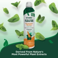 Vet's Best Easy Spray Flea & Tick Prevention Dog Spray, 14-oz Bottle -Pet Wellness 258862 PT3. AC SS1800 V1604108493