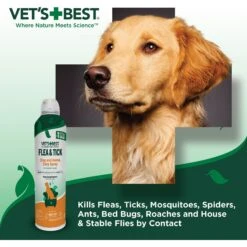Vet's Best Easy Spray Flea & Tick Prevention Dog Spray, 14-oz Bottle -Pet Wellness 258862 PT4. AC SS1800 V1604107317