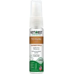 Vet's Best Tick Killing Tick Treatment Dog Spray, 1-oz Bottle