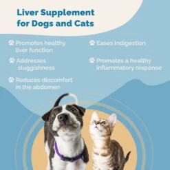Prana Pets Liver Function Support Liquid Cat & Dog Supplement, 2-oz Bottle -Pet Wellness 258966 PT3. AC SS1800 V1680185144