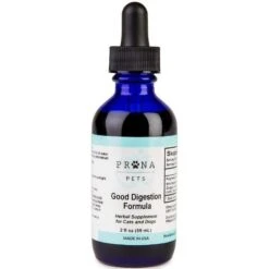 Prana Pets Good Digestion Formula Digestive Health Liquid Cat & Dog Supplement, 2-oz Bottle