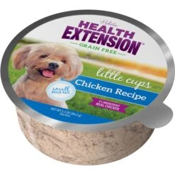 Health Extension Little Cups Chicken & Turkey Recipe Variety Pack Small Breed Grain-Free Wet Puppy Food -Pet Wellness 259013 PT2. AC SS1800 V1607137628