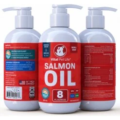 Vital Pet Life Salmon Oil Skin & Coat Health Liquid Cat & Dog Supplement 13 Vital Pet Life Salmon Oil Skin & Coat Health Liquid Cat & Dog Supplement -Pet Wellness 259019 PT5. AC SS1800 V1691506524
