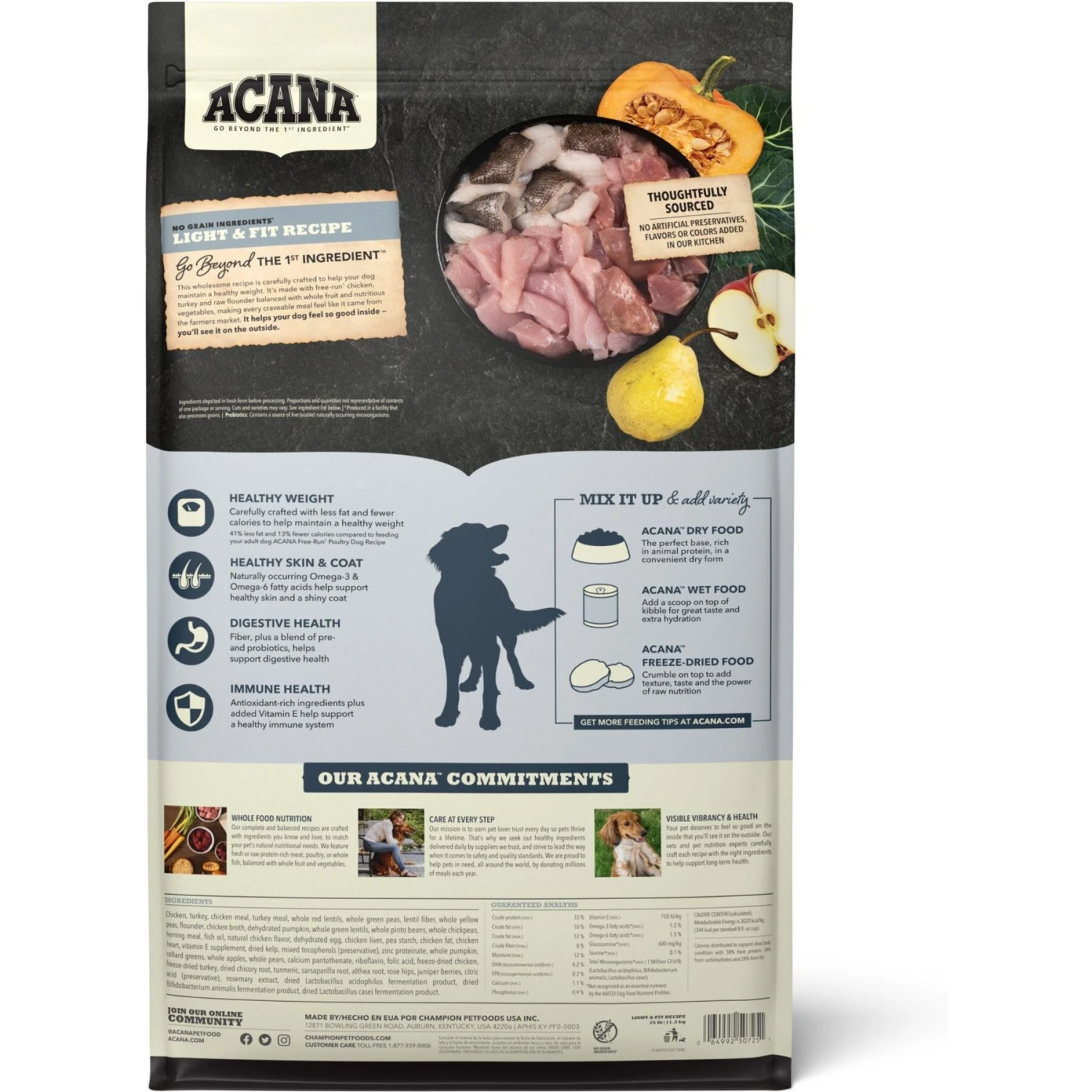 ACANA Light & Fit Recipe Grain-Free Adult Dry Dog Food 3 ACANA Light & Fit Recipe Grain-Free Adult Dry Dog Food - Image 3