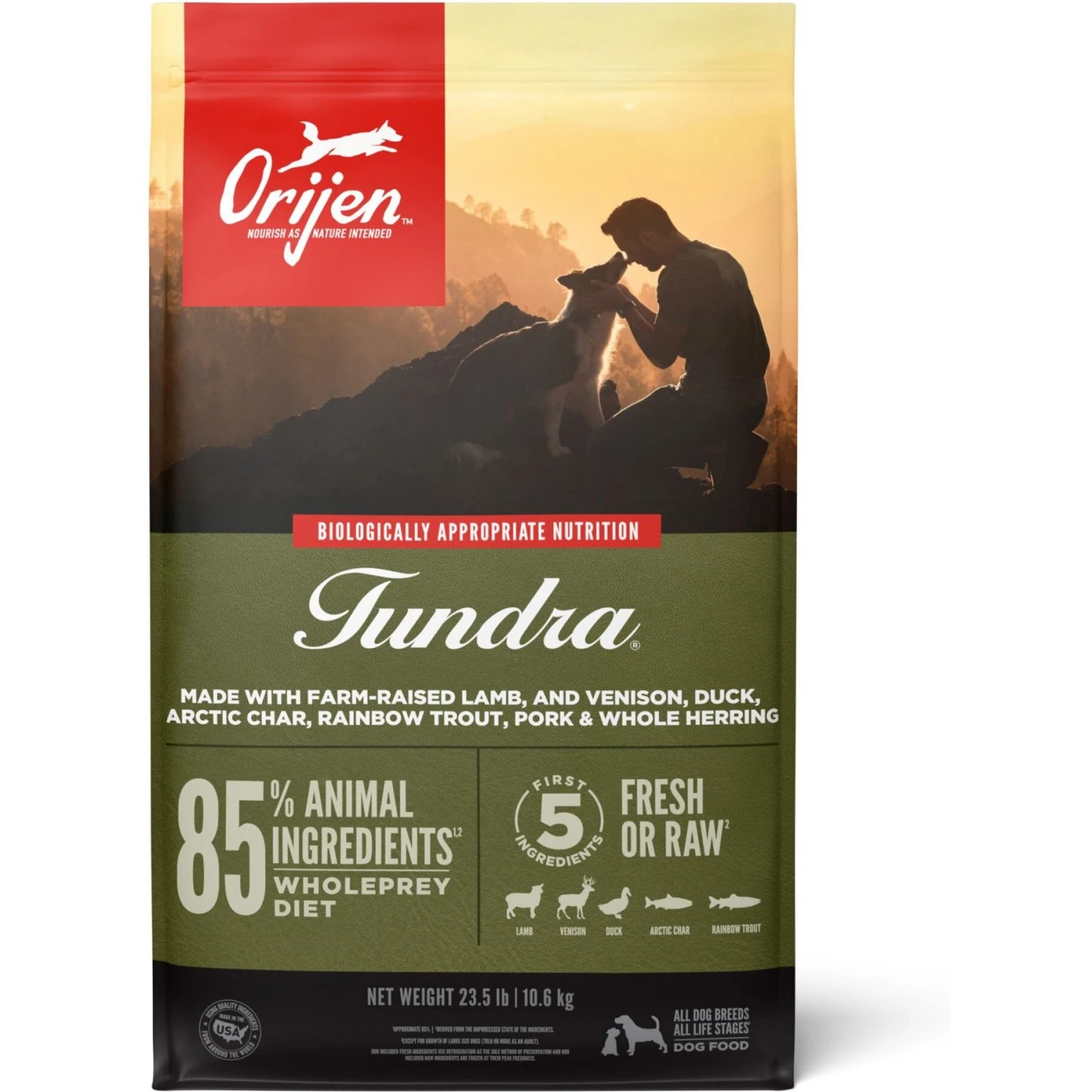 ORIJEN Tundra Grain-Free Dry Dog Food 1 ORIJEN Tundra Grain-Free Dry Dog Food