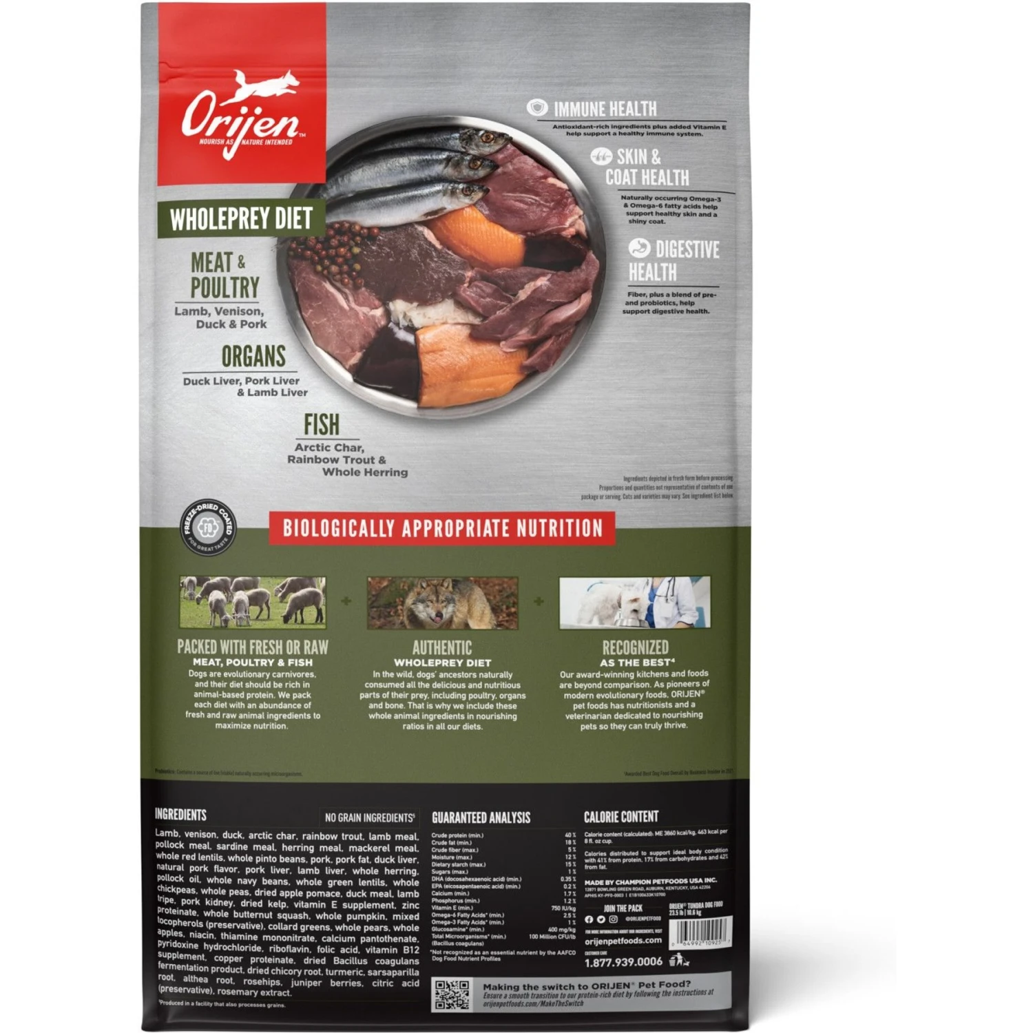 ORIJEN Tundra Grain-Free Dry Dog Food 3 ORIJEN Tundra Grain-Free Dry Dog Food - Image 3