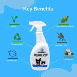 EcoSpaw Unscented Bathless Dog & Cat Spray -Pet Wellness 261732 PT4. AC SS1800 V1639091531