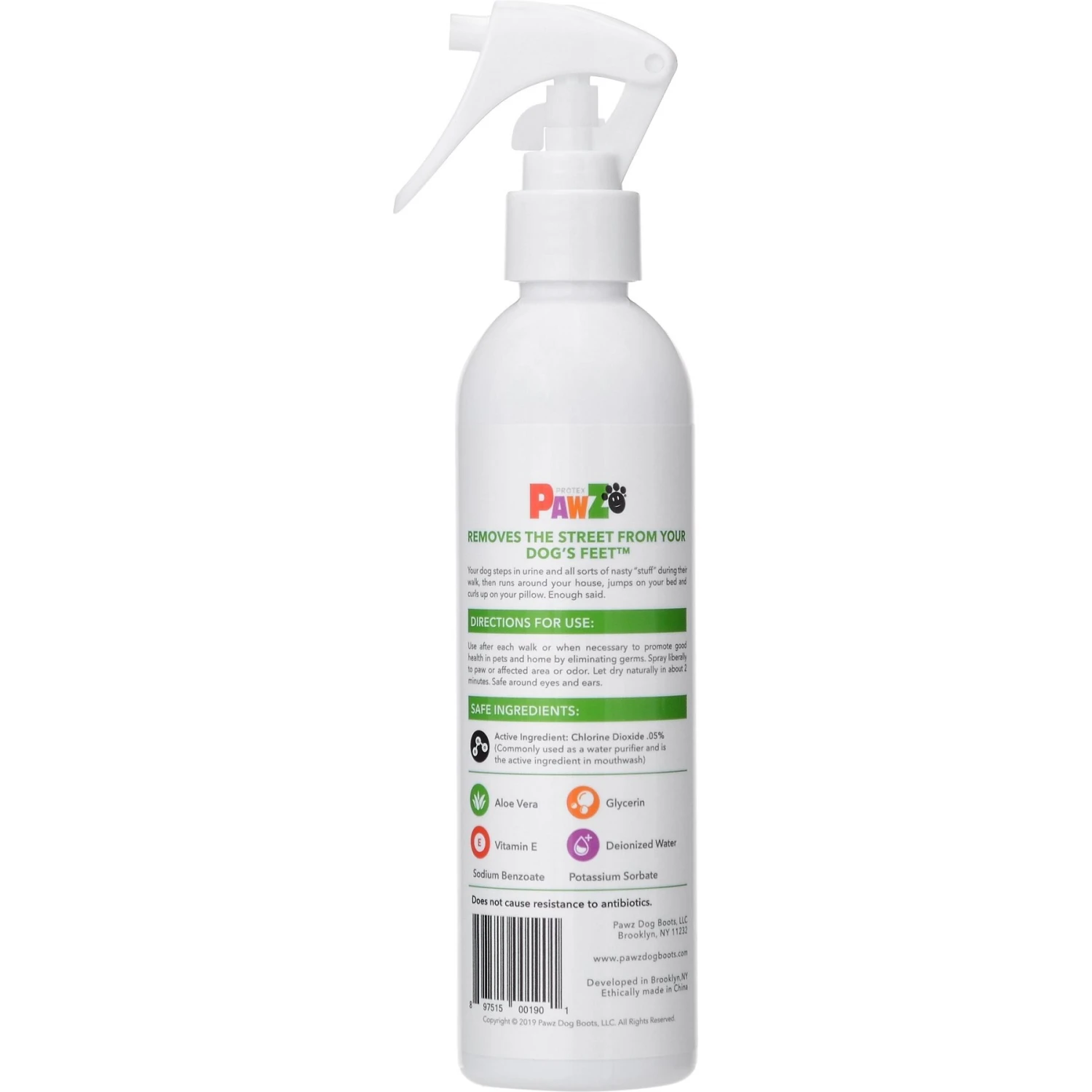 Pawz SaniPaw Sanitizing Dog & Cat Spray, 8-oz Bottle 2 Pawz SaniPaw Sanitizing Dog & Cat Spray, 8-oz Bottle - Image 2