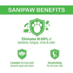 Pawz SaniPaw Sanitizing Dog & Cat Spray, 8-oz Bottle 9 Pawz SaniPaw Sanitizing Dog & Cat Spray, 8-oz Bottle -Pet Wellness 262731 PT3. AC SS1800 V1606384023