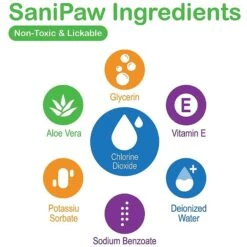 Pawz SaniPaw Sanitizing Dog & Cat Spray, 8-oz Bottle 11 Pawz SaniPaw Sanitizing Dog & Cat Spray, 8-oz Bottle -Pet Wellness 262731 PT5. AC SS1800 V1606367252