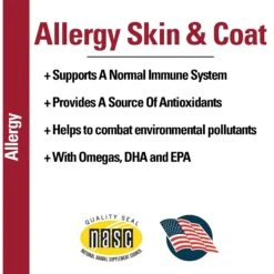 VetClassics Allergy Skin & Coat Soft Chews Dog & Cat Supplement, 90 Count 13 VetClassics Allergy Skin & Coat Soft Chews Dog & Cat Supplement, 90 Count -Pet Wellness 262768 PT5. AC SS1800 V1614357704