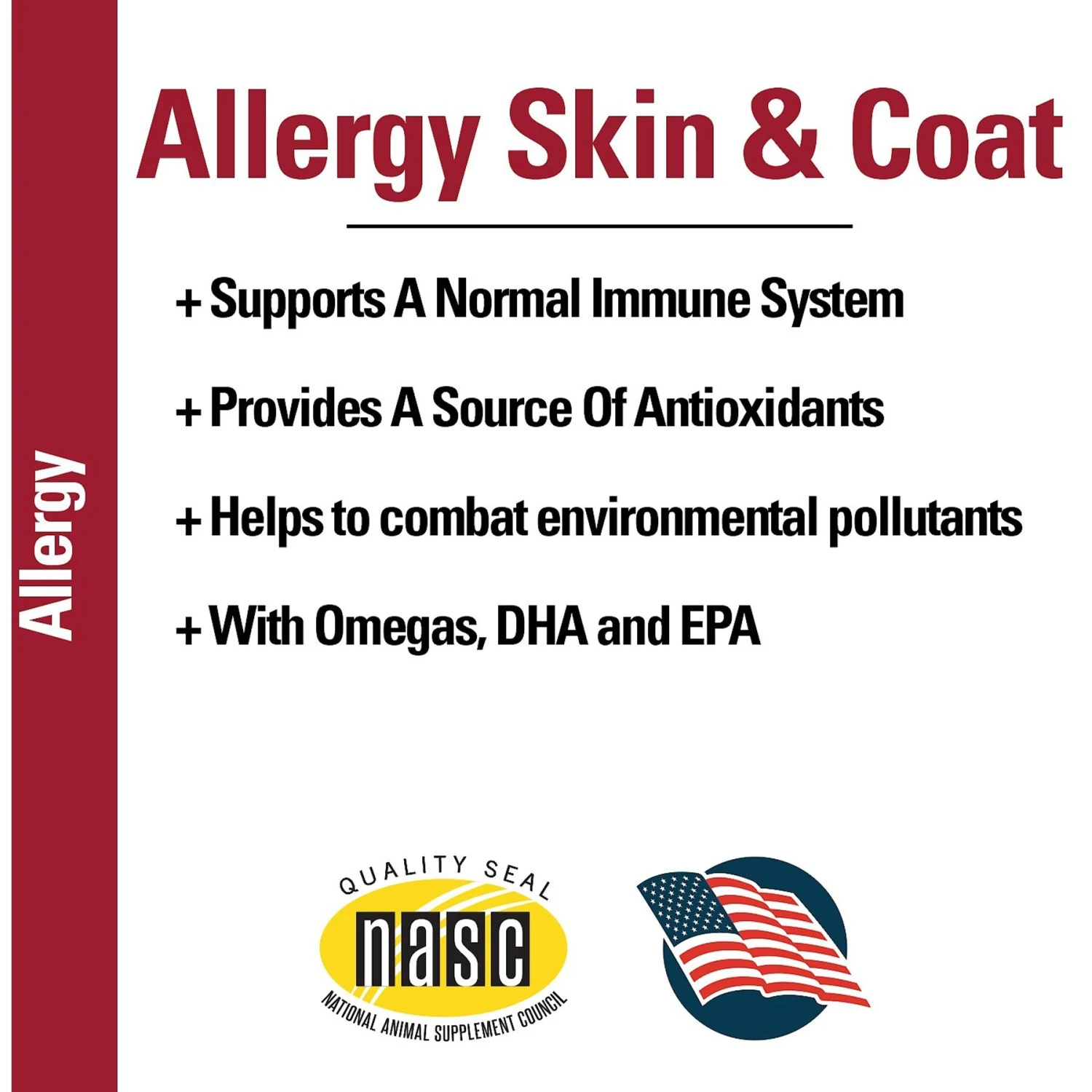 VetClassics Allergy Skin & Coat Soft Chews Dog & Cat Supplement, 90 Count 6 VetClassics Allergy Skin & Coat Soft Chews Dog & Cat Supplement, 90 Count - Image 6