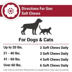 VetClassics Allergy Skin & Coat Soft Chews Dog & Cat Supplement, 90 Count 15 VetClassics Allergy Skin & Coat Soft Chews Dog & Cat Supplement, 90 Count -Pet Wellness 262768 PT7. AC SS1800 V1614359488