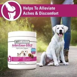 VetClassics ArthriEase GOLD Hip & Joint Support Dog & Cat Supplement, 120 Count -Pet Wellness 262772 PT4. AC SS1800 V1614357097