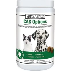 VetClassics CAS Options Extra Strength Immune & Antioxidant Support Dog & Cat Supplement