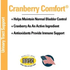 VetClassics Cranberry Comfort Urinary Tract Support Dog & Cat Supplement -Pet Wellness 262778 PT5. AC SS1800 V1614357987