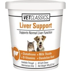 VetClassics Liver Support Soft Chews Dog & Cat Supplement