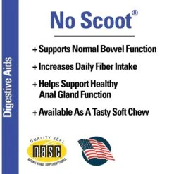 VetClassics No Scoot Anal Gland Function Support Soft Chews Dog Supplement 13 VetClassics No Scoot Anal Gland Function Support Soft Chews Dog Supplement -Pet Wellness 262788 PT5. AC SS1800 V1614357098