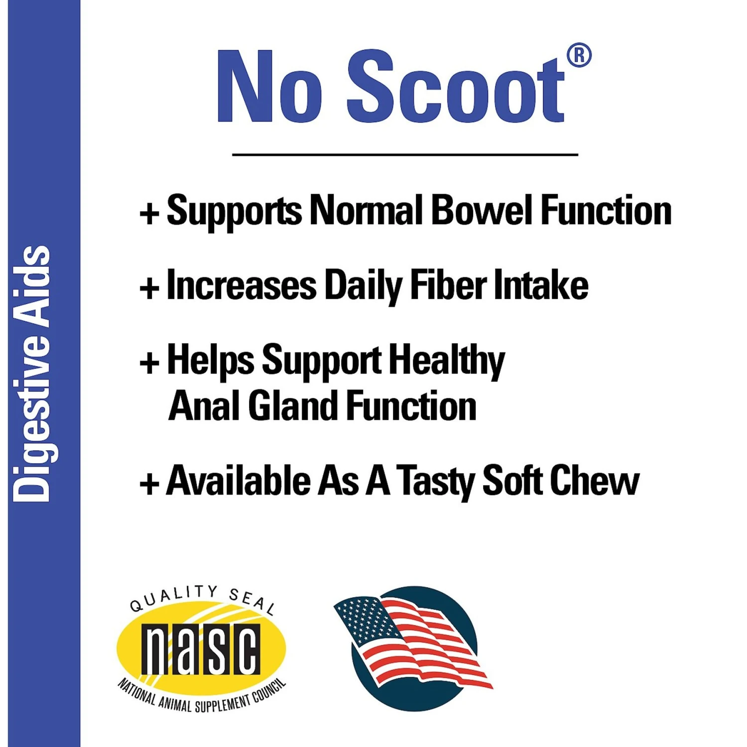 VetClassics No Scoot Anal Gland Function Support Soft Chews Dog Supplement 6 VetClassics No Scoot Anal Gland Function Support Soft Chews Dog Supplement - Image 6