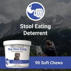 VetClassics Stop Stool Eating Soft Chews Dog Supplement 11 VetClassics Stop Stool Eating Soft Chews Dog Supplement -Pet Wellness 262797 PT3. AC SS1800 V1614352608
