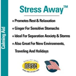 VetClassics Stress Away Calming Aid Soft Chews Dog & Cat Supplement, 65 Count 13 VetClassics Stress Away Calming Aid Soft Chews Dog & Cat Supplement, 65 Count -Pet Wellness 262800 PT5. AC SS1800 V1614352881