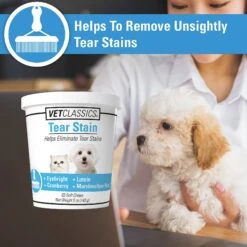 VetClassics Tear Stain Soft Chews Dog & Cat Supplement, 65 Count -Pet Wellness 262802 PT4. AC SS1800 V1614352885