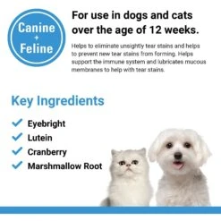 VetClassics Tear Stain Soft Chews Dog & Cat Supplement, 65 Count -Pet Wellness 262802 PT6. AC SS1800 V1614352886