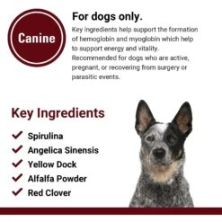 VetClassics Blood & Energy Blood & Endurance Support Chewable Tablets Dog Supplement, 120 Count 14 VetClassics Blood & Energy Blood & Endurance Support Chewable Tablets Dog Supplement, 120 Count -Pet Wellness 262811 PT6. AC SS1800 V1614353183