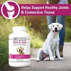 VetClassics Bone & Joint Maintenance Chewable Tablets Dog Supplement, 120 Count 12 VetClassics Bone & Joint Maintenance Chewable Tablets Dog Supplement, 120 Count -Pet Wellness 262813 PT4. AC SS1800 V1614353185