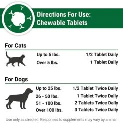VetClassics CAS Options Extra Strength Immune & Antioxidant Support Chewable Tablets Dog & Cat Supplement, 120 Count -Pet Wellness 262817 PT7. AC SS1800 V1614357395