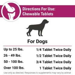 VetClassics GCM Plus Hip & Joint Support Chewable Tablets Dog Supplement, 120 Count -Pet Wellness 262819 PT7. AC SS1800 V1614359243