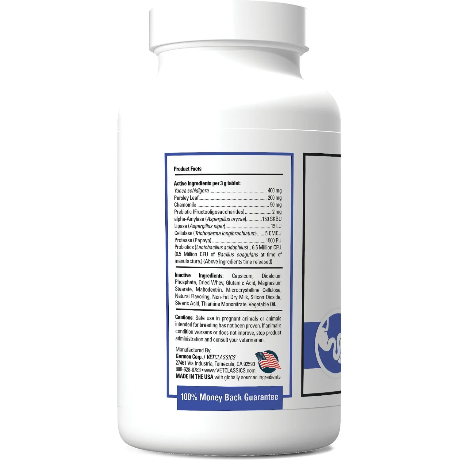 VetClassics Stop Stool Eating Deterrent Chewable Tablets Dog Supplement, 60 Count 3 VetClassics Stop Stool Eating Deterrent Chewable Tablets Dog Supplement, 60 Count - Image 3