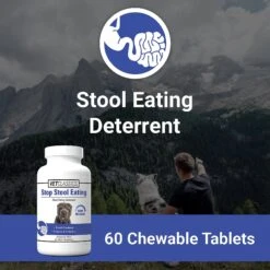 VetClassics Stop Stool Eating Deterrent Chewable Tablets Dog Supplement, 60 Count 10 VetClassics Stop Stool Eating Deterrent Chewable Tablets Dog Supplement, 60 Count -Pet Wellness 262832 PT3. AC SS1800 V1614358011