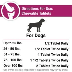VetClassics Joint Support Plus Hip & Joint Support Chewable Tablets Dog Supplement, 120 Count -Pet Wellness 262836 PT7. AC SS1800 V1614357380