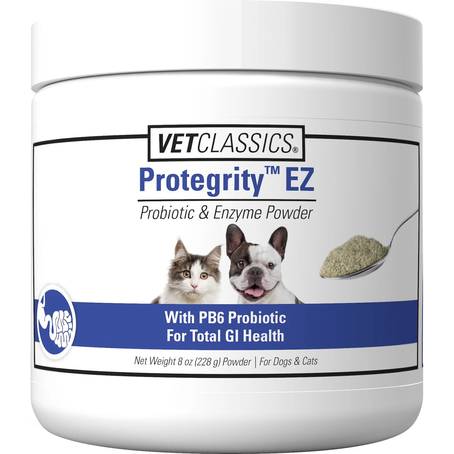 VetClassics Protegrity EZ Probiotic & Enzyme Powder Dog & Cat Supplement 1 VetClassics Protegrity EZ Probiotic & Enzyme Powder Dog & Cat Supplement