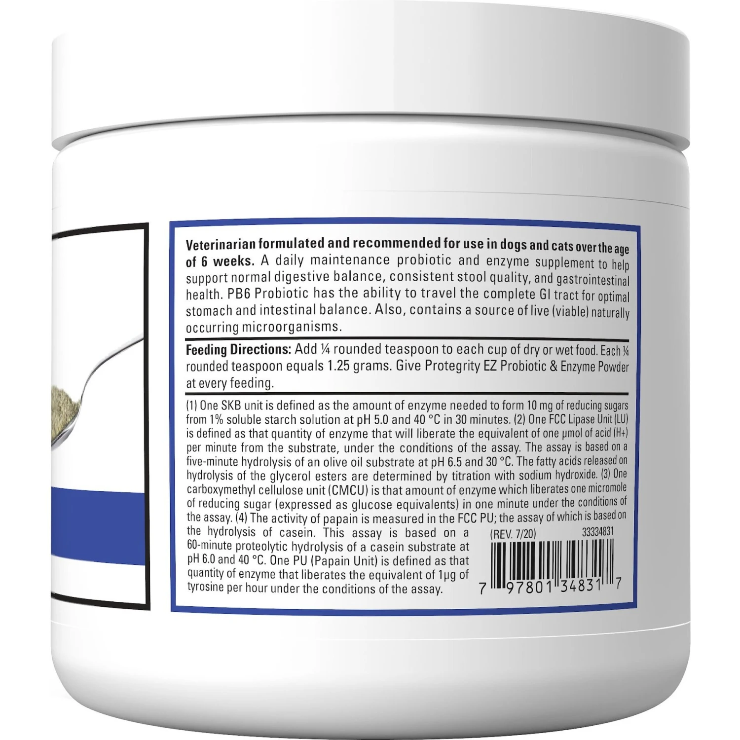VetClassics Protegrity EZ Probiotic & Enzyme Powder Dog & Cat Supplement 2 VetClassics Protegrity EZ Probiotic & Enzyme Powder Dog & Cat Supplement - Image 2