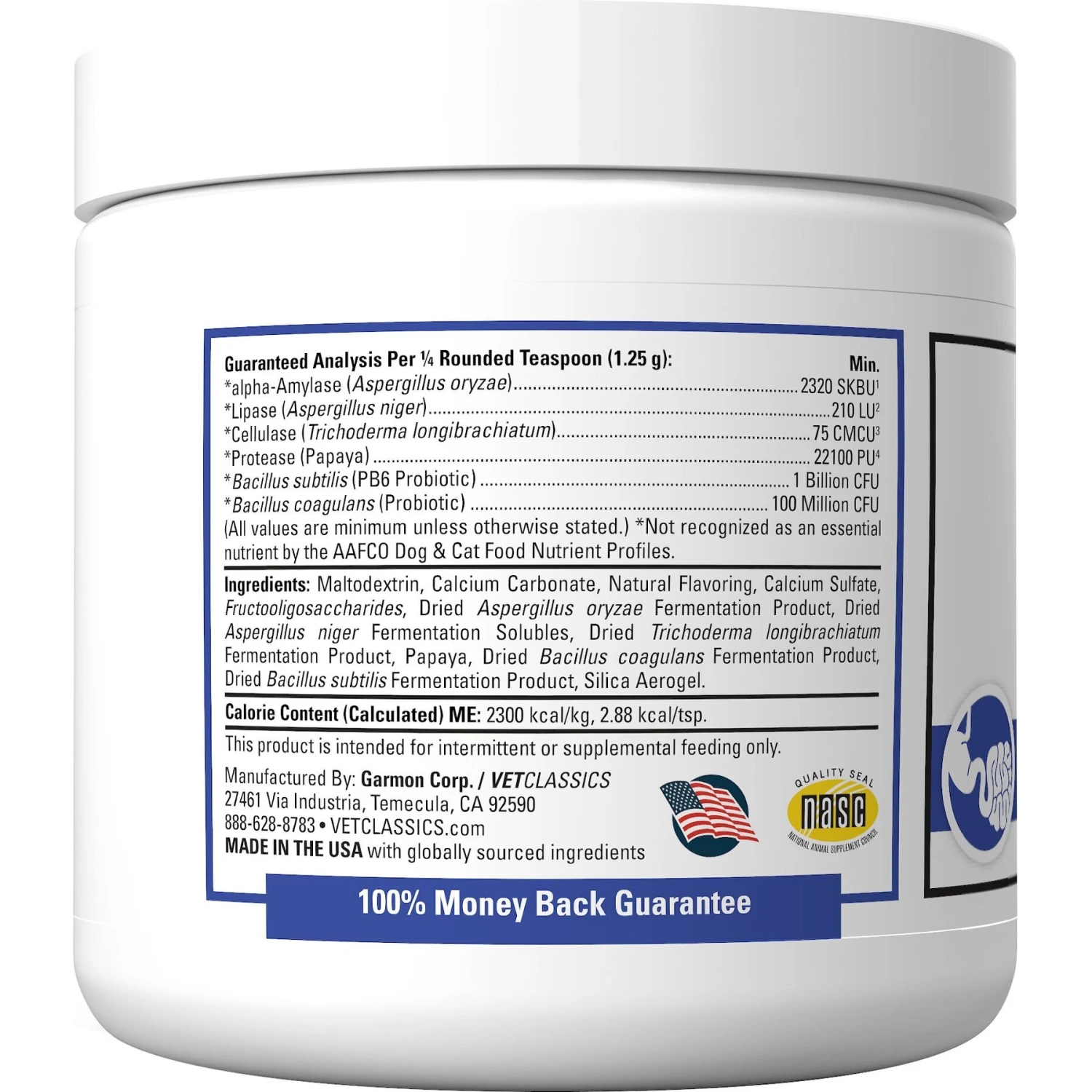 VetClassics Protegrity EZ Probiotic & Enzyme Powder Dog & Cat Supplement 3 VetClassics Protegrity EZ Probiotic & Enzyme Powder Dog & Cat Supplement - Image 3